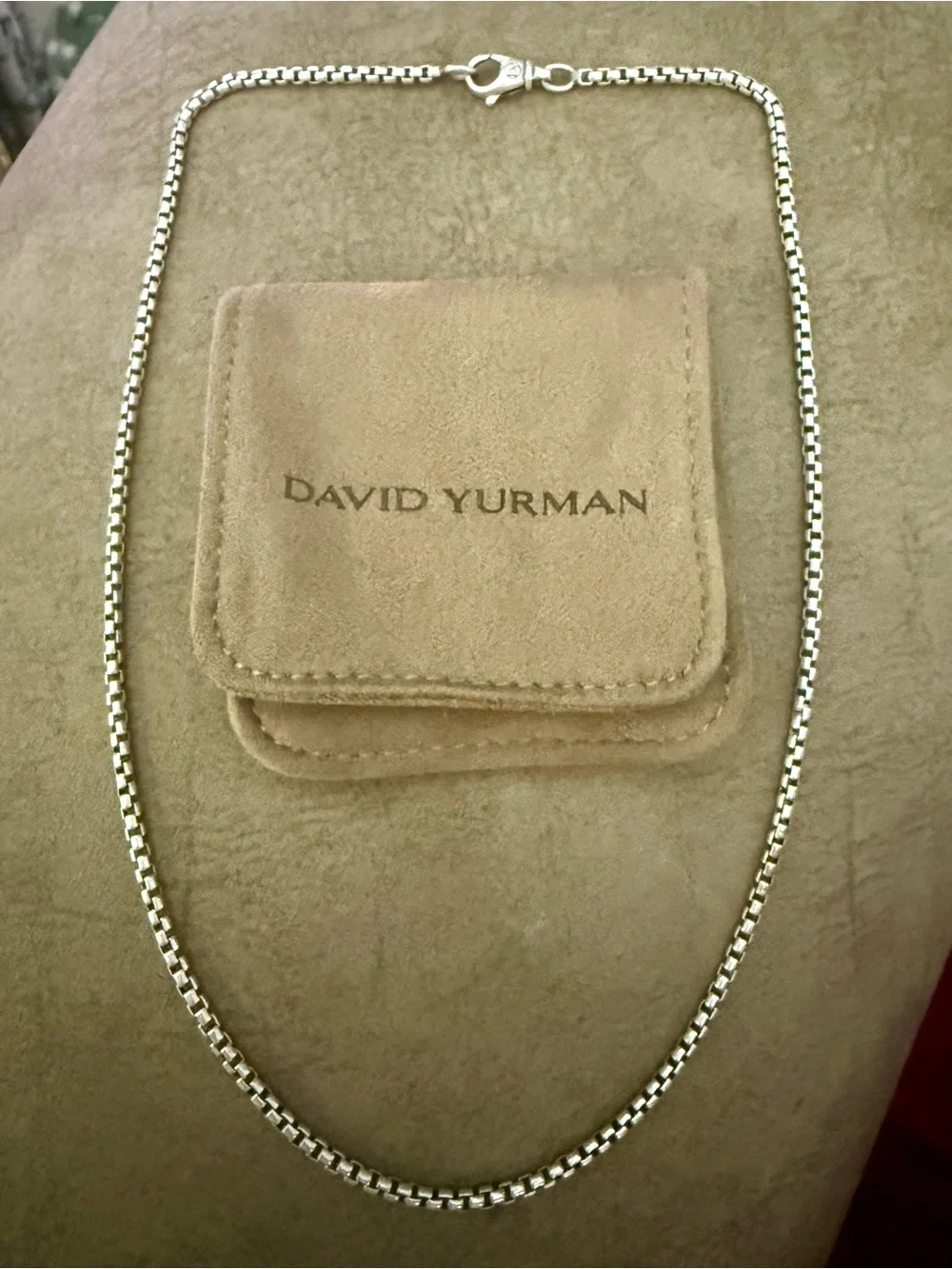 David Yurman Men’s Sterling Silver Chain Necklace - Silver